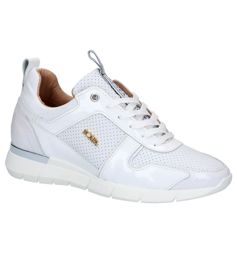 Scapa Witte Sneakers in leer (270347)