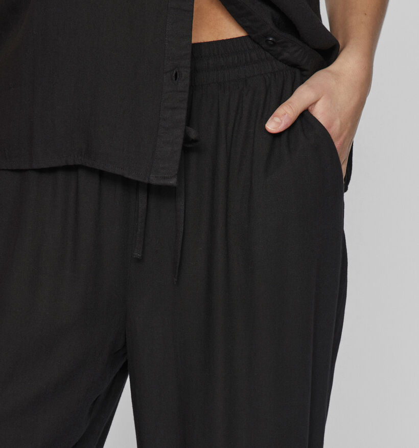 Vila Pricil Pantalon large en Noir pour femmes (351747)
