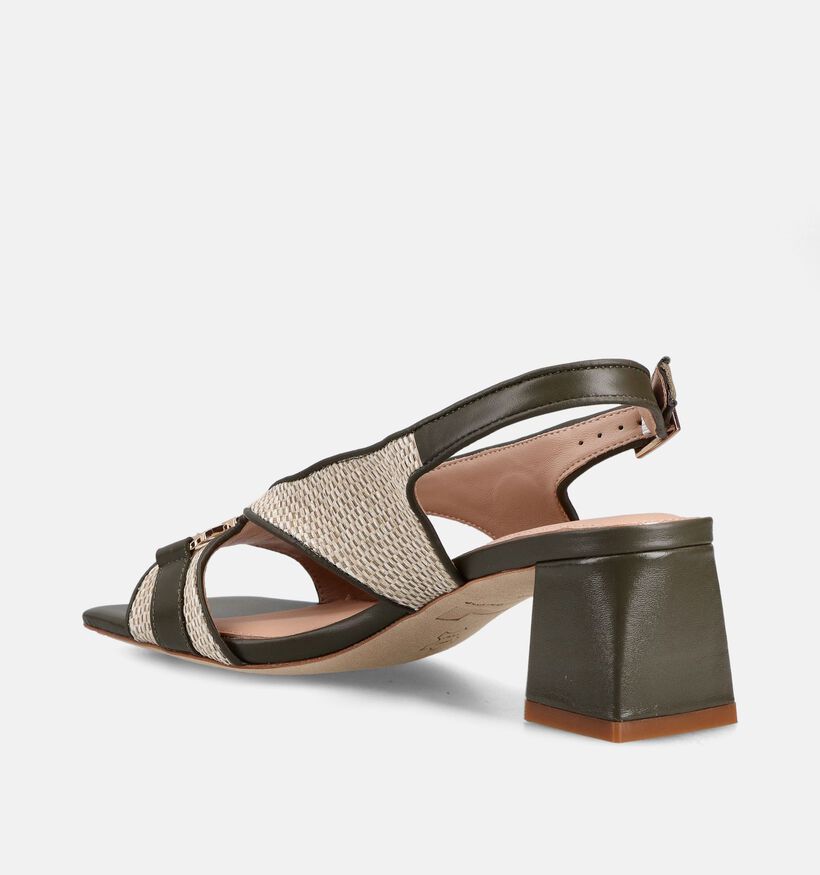 Nathan-Baume Groene Sandalen met hak voor dames (372247)