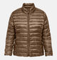 ONLY Carmakoma Bruine Gewatteerde Jas voor dames (371843)