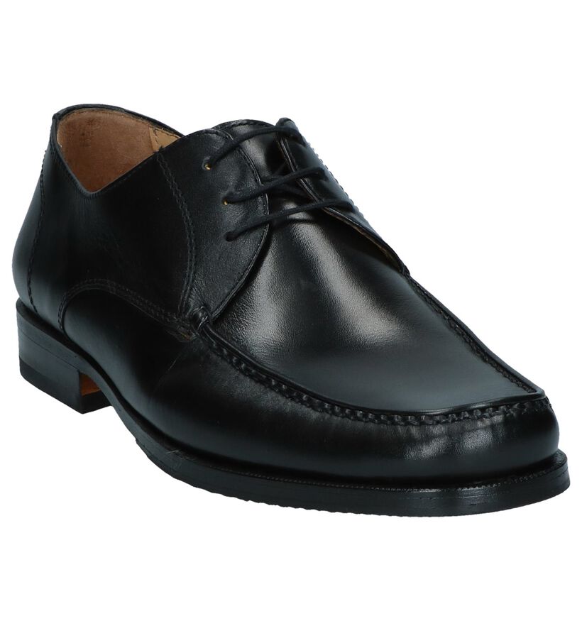 Ambiorix Chaussures habillées en Noir en cuir (250630)