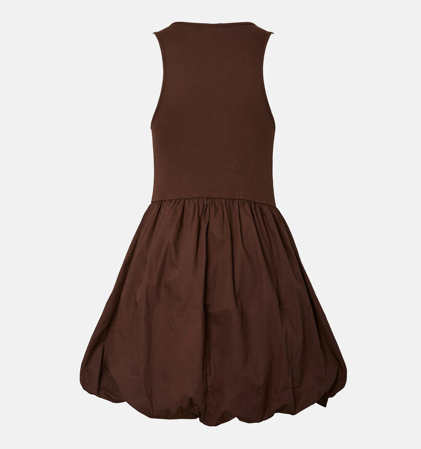 Pieces Penya Robe mi-longue en Brun pour femmes (374925)