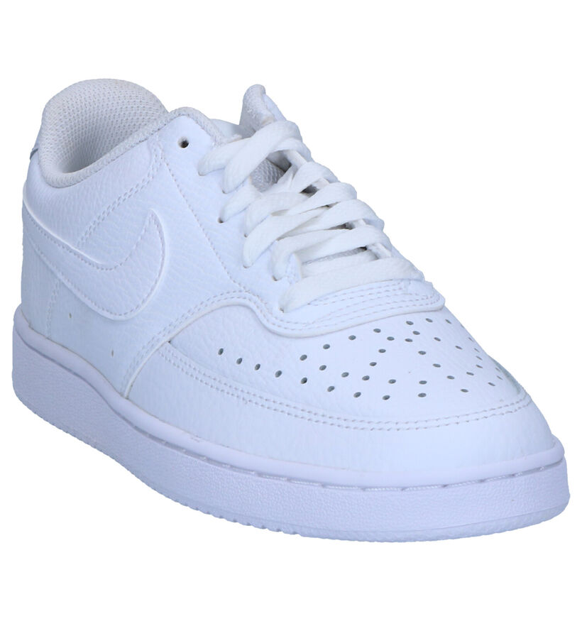 Nike Court Vision Low Baskets en Blanc pour femmes (334885)