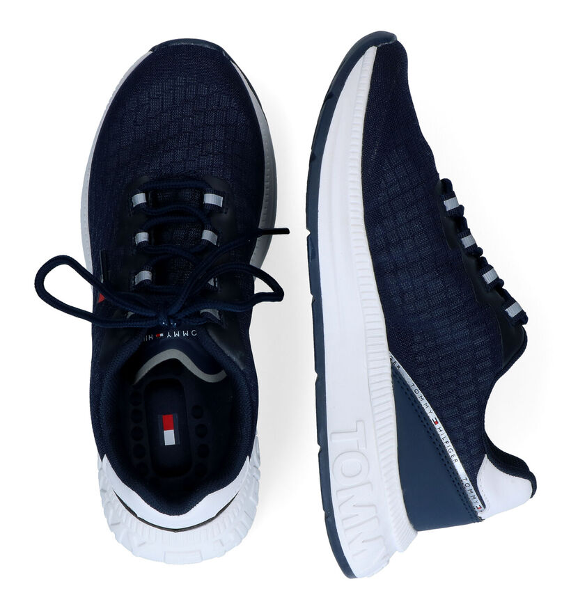 Tommy Hilfiger Blauwe Sneakers voor jongens (303933) - geschikt voor steunzolen