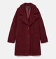 Vero Moda Kylie Bordeaux Teddy Jas voor dames (361220)