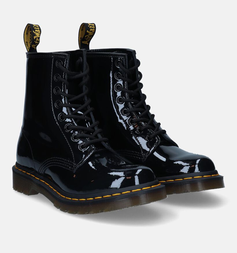 Dr. Martens 1460 W 8 Eye Zwarte Boots voor dames (327797)