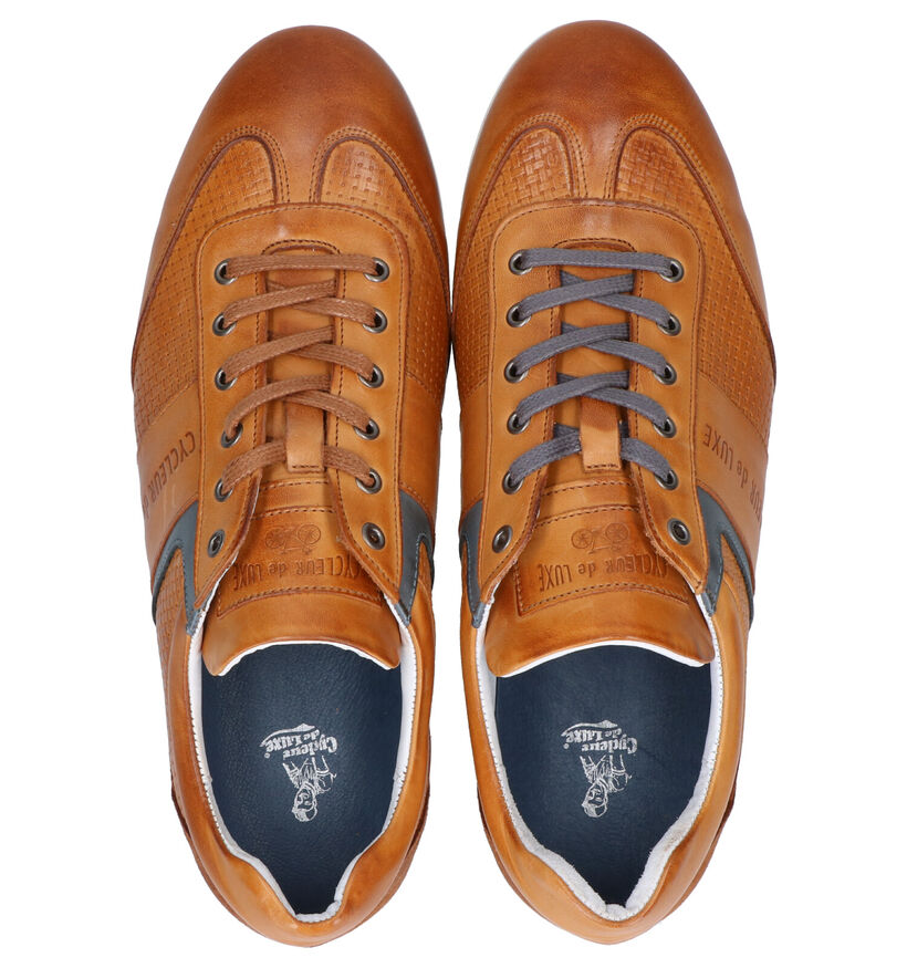 Cycleur de Luxe Toledo Chaussures à Lacets Cognac en cuir (272996)