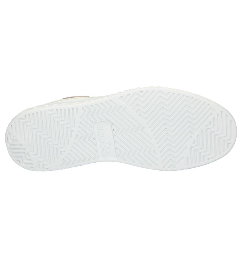 Witte Sneakers Diadora Game Step Shiny in kunstleer (239609)