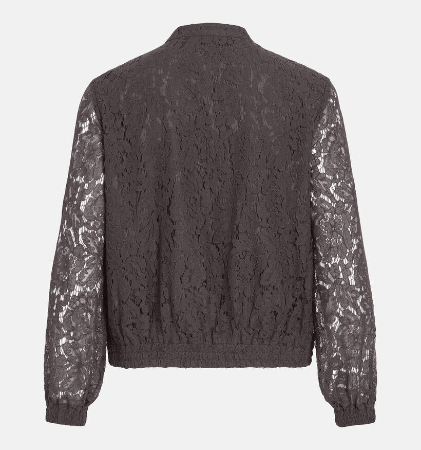 Vila Oline Lace Manteau en Marron pour femmes (382222)