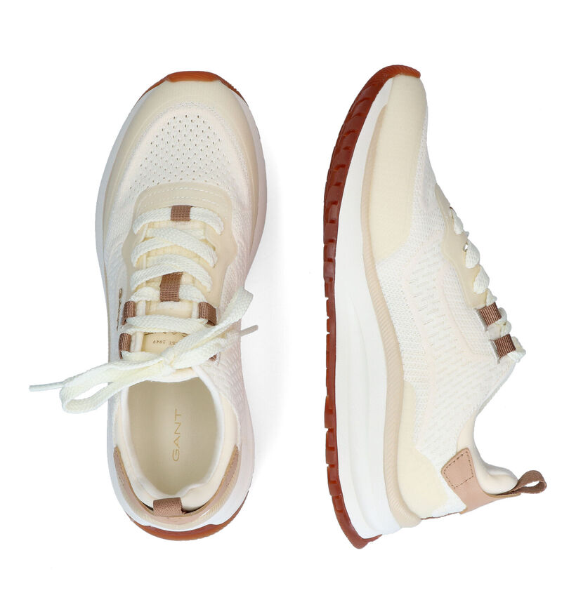Gant Trazyn Ecru Sneakers voor dames (303754) - geschikt voor steunzolen