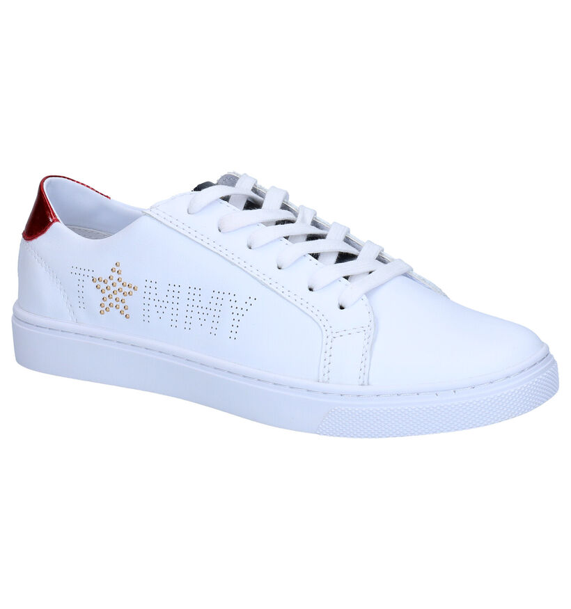 Tommy Hilfiger Chaussures à lacets en Blanc en cuir (268308)