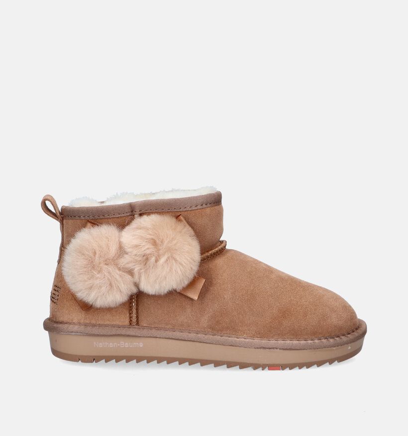 Nathan-Baume Cognac Boots voor dames (348021)