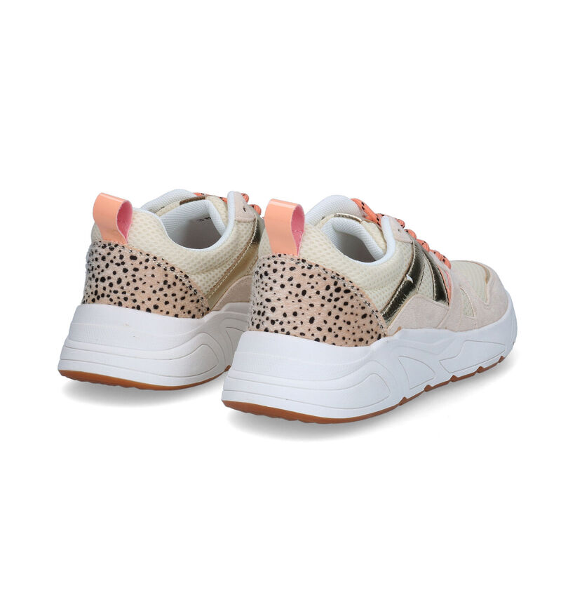 Poelman Baskets casual en Beige pour femmes (303344)