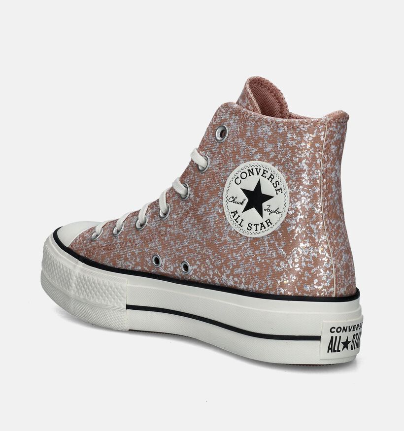 Converse Chuck Taylor All Star Lift Baskets en Rose pour femmes (348828)