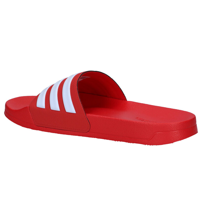 adidas Adilette Claquettes de picine en Blanc pour hommes (324942)