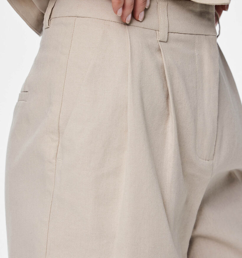Pieces Tiki Bermuda en Beige pour femmes (357390)