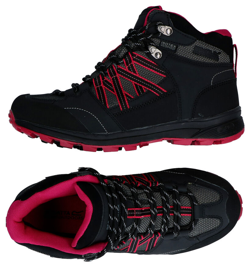 Regatta Samaris II Chaussures de marche en Noir en simili cuir (293223)