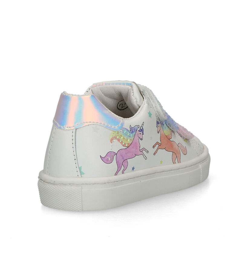 Little David Felice Baskets en Blanc pour filles (323850) - pour semelles orthopédiques