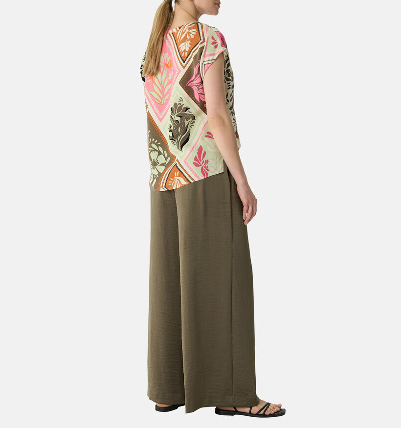comma Blouse en Vert pour femmes (359405)