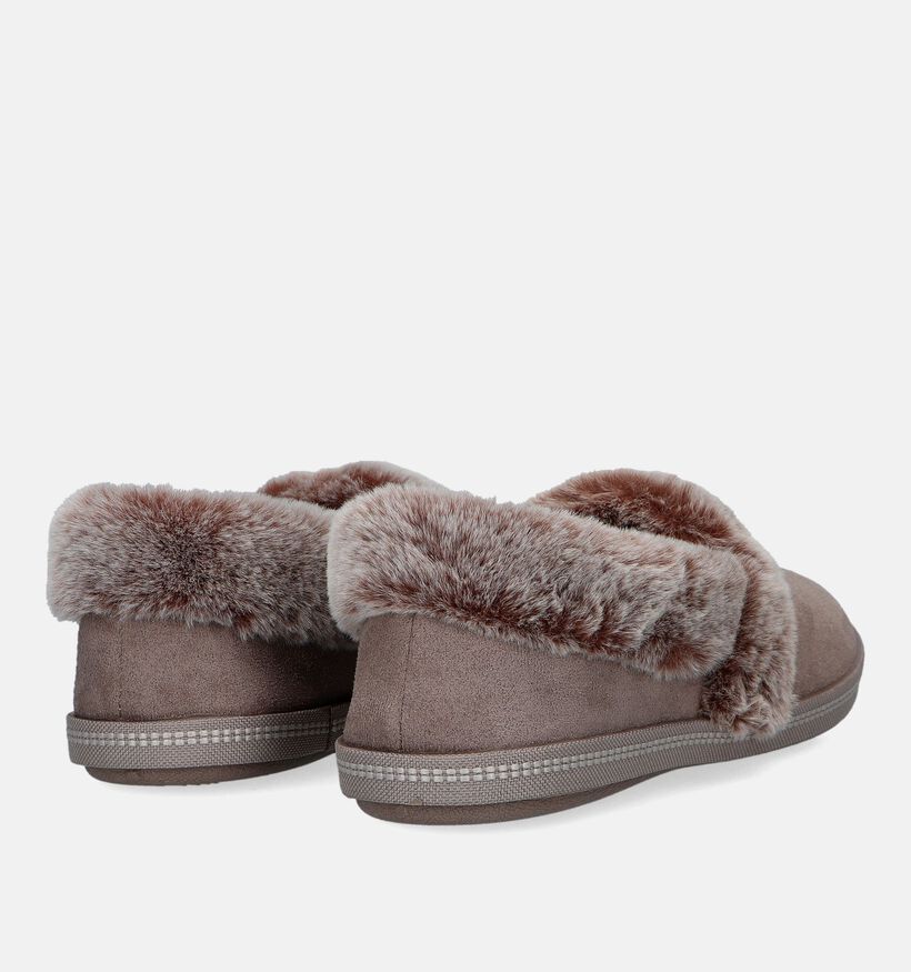 Skechers Cozy Campfire Pantoufles en Taupe pour femmes (328075)