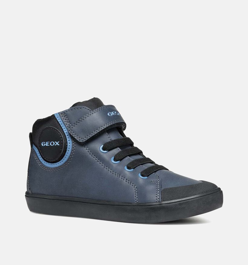 Geox Gisli Chaussures hautes en Bleu pour garçons (344564) - pour semelles orthopédiques