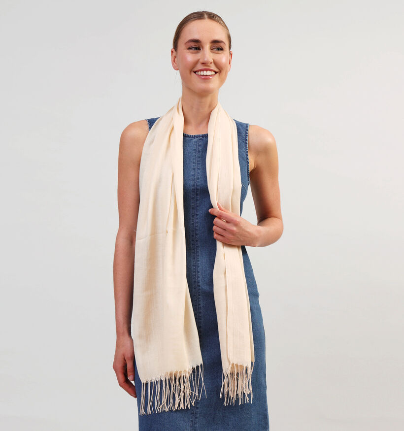 Via Limone Beige Sjaal voor dames (361855)