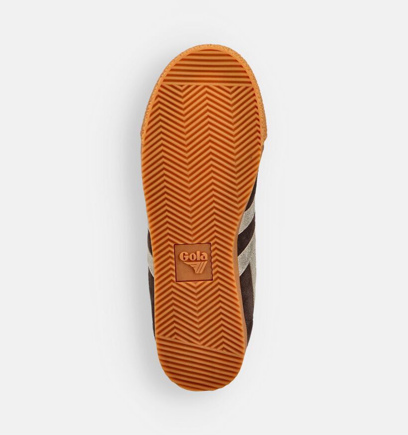 Gola Harrier Mirror Baskets en Brun foncé pour femmes (360804) - pour semelles orthopédiques