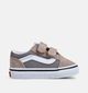 Vans Old Skool Baskets en Gris/Taupe pour gar&ccedil;ons, filles (368987)