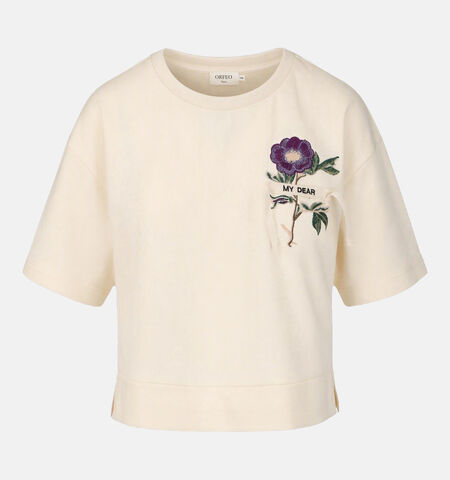 Orfeo T-shirts Blanc/Marron