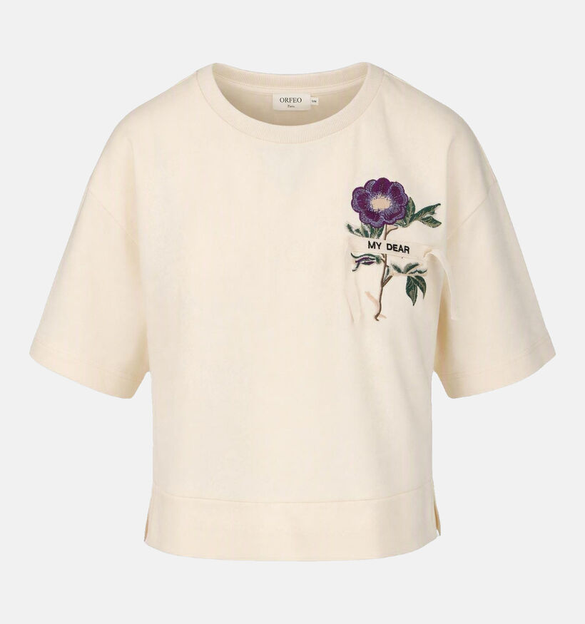 Orfeo Sohanne T-shirt en Ecru pour femmes (381665)
