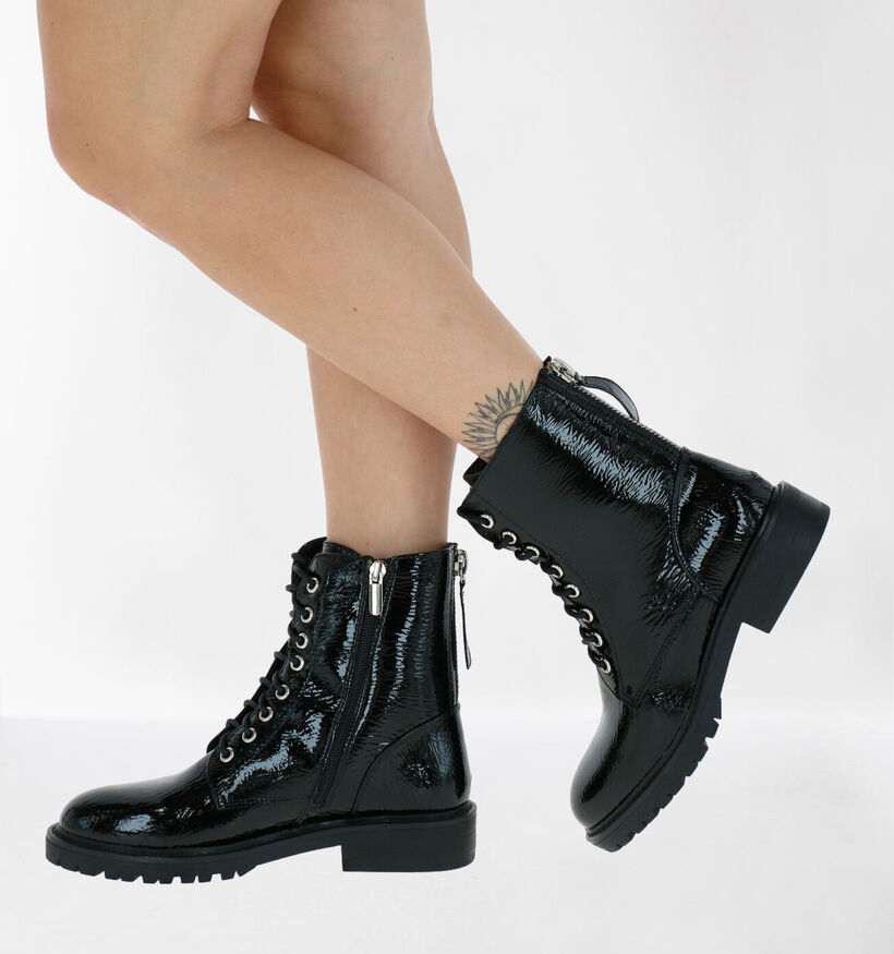 Youh! Zwarte Boots in kunstleer (277409)