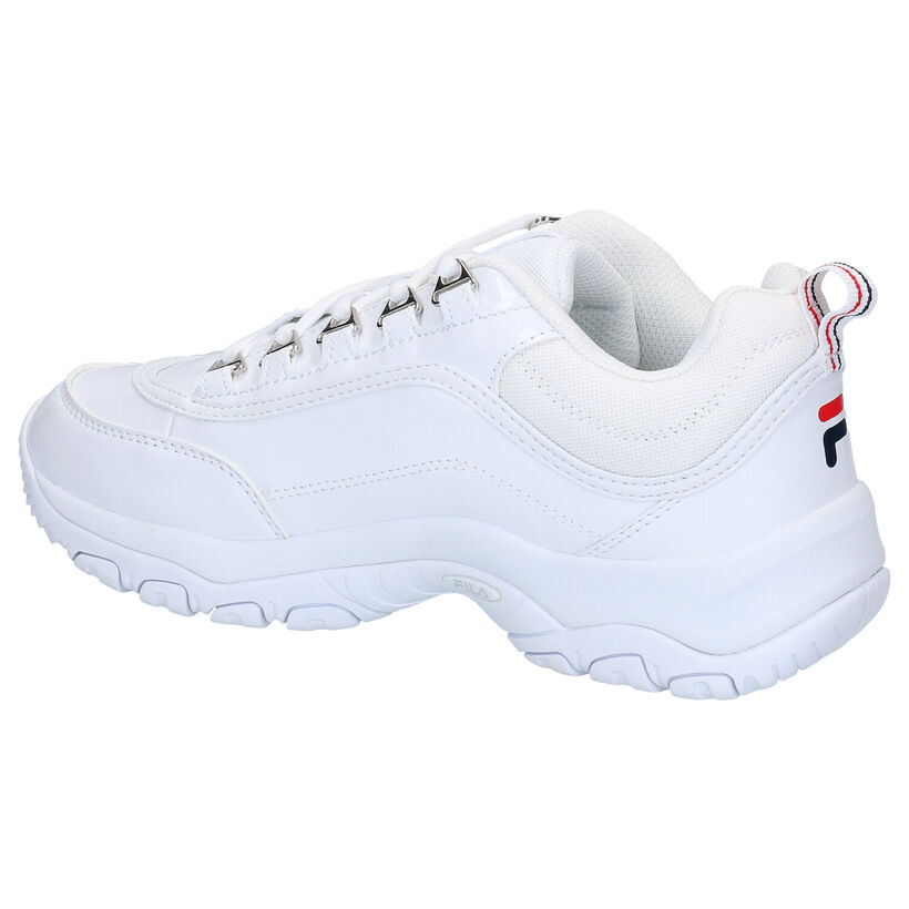 Fila Strada Baskets en Blanc en verni (265580)