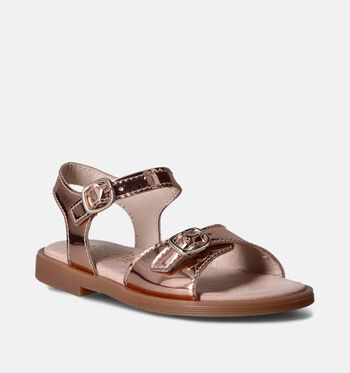 Beberlis Sandalen Bruin/Rose gold