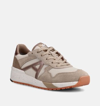 Allrounder Sneakers Wit/Beige/Roze