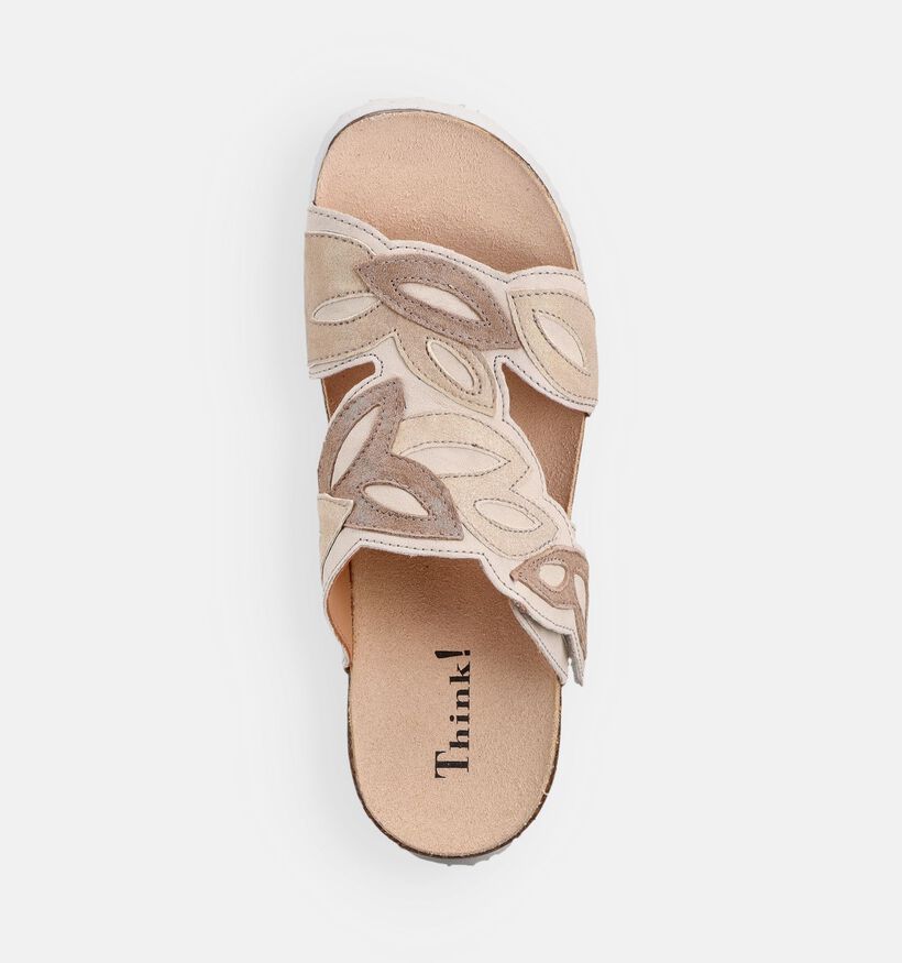 Think! Nu-pieds en Ecru pour femmes (374090)