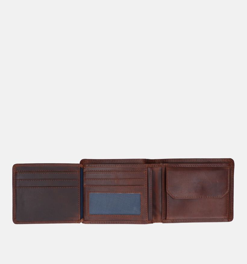 Maverick Bruine Portefeuille voor heren (358807)