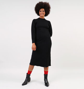 Minus Kleedjes Zwart