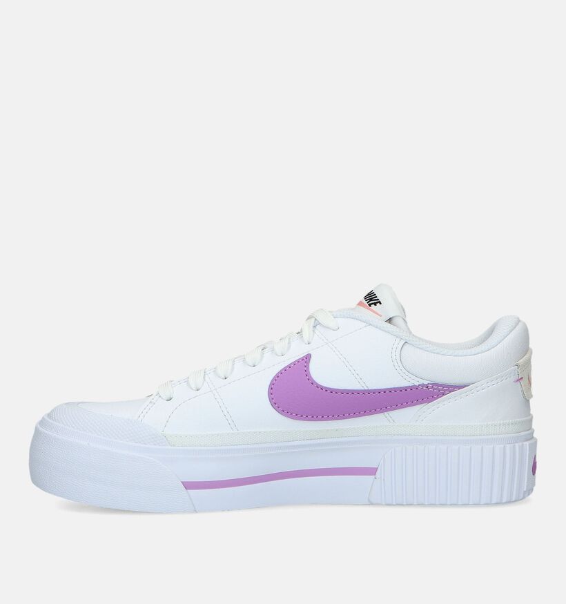 Nike Court Legacy Lift Zwarte Platform Sneakers voor dames (324635) - geschikt voor steunzolen