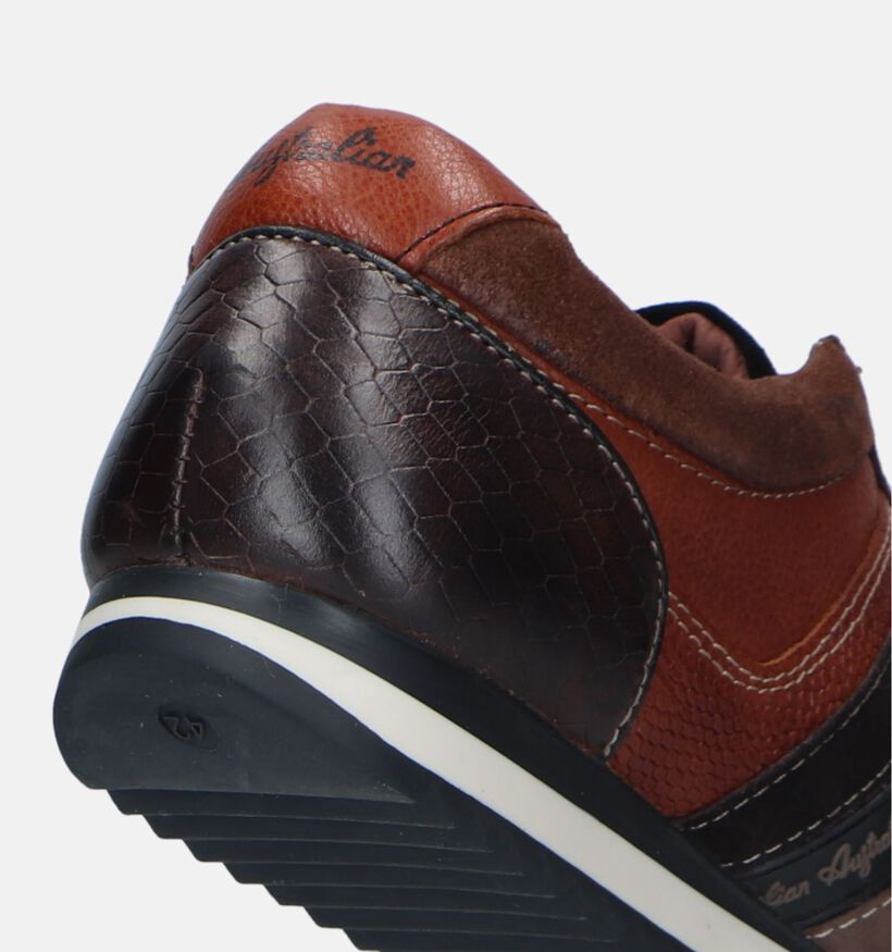 Australian Camaro Chaussures à lacets en Cognac pour hommes (329965) - pour semelles orthopédiques