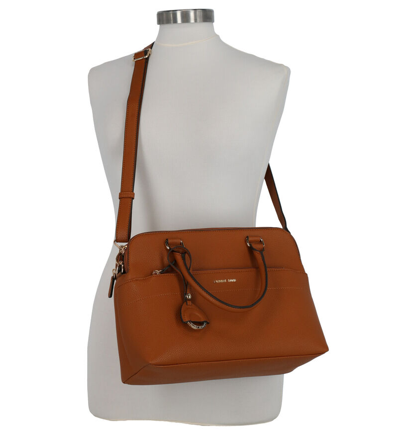 Laurent David Laura Cognac Handtas in kunstleer (272023)