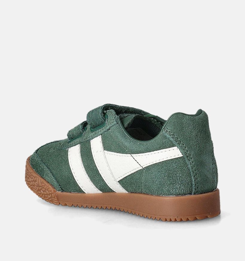 Gola 192 Harrier Strap Groene Sneakers voor jongens, meisjes (352363)