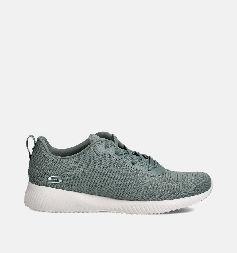 Skechers BOBS SQUAD TOUGH TALK Baskets sportives en Vert pour femmes (361046)