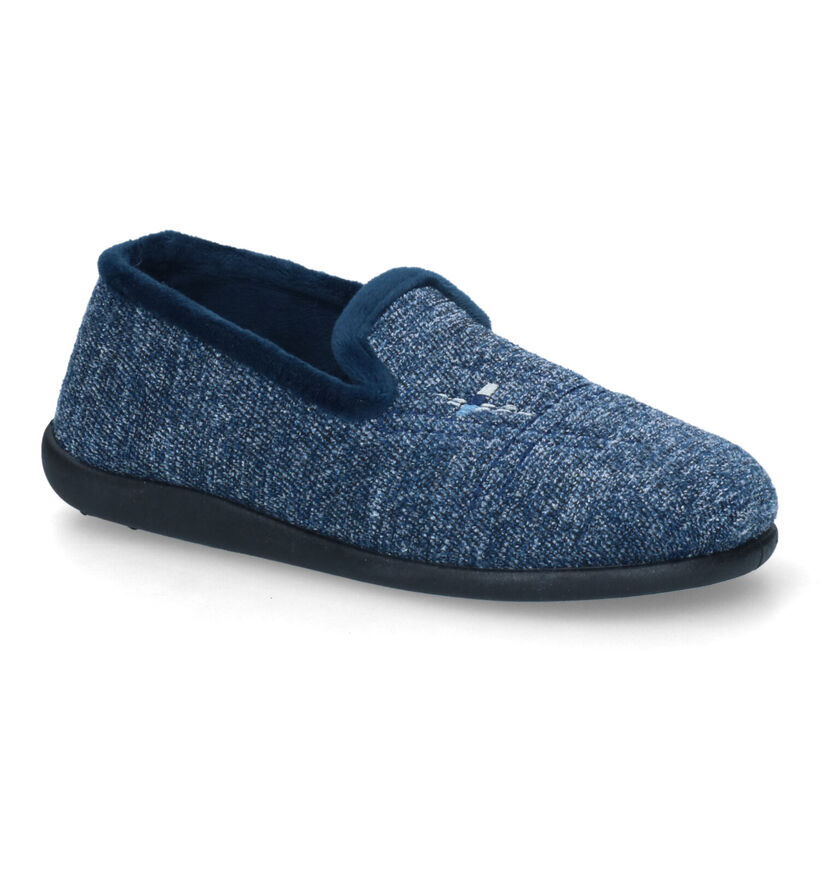 Milo & Mila Blauwe Gesloten pantoffels voor jongens (332280)