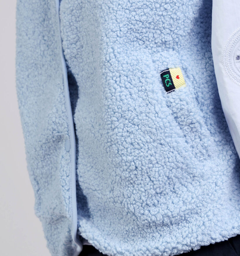 Pieces Katty Teddy Blauwe Jas voor dames (372378)