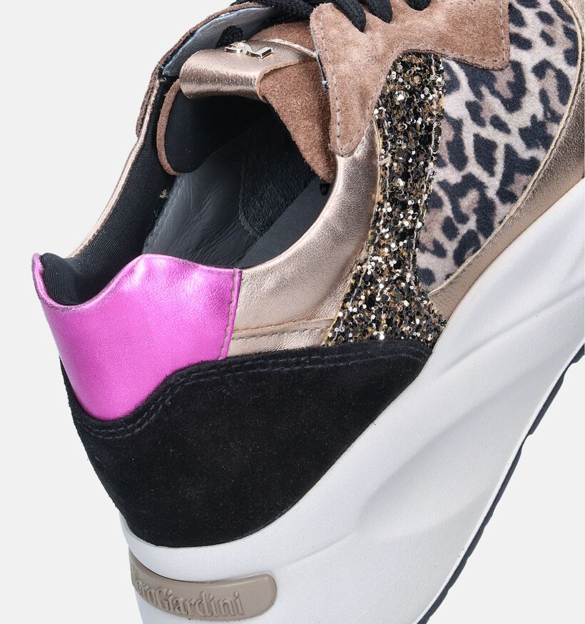 NeroGiardini Baskets casual en Marron pour femmes (357602) - pour semelles orthopédiques