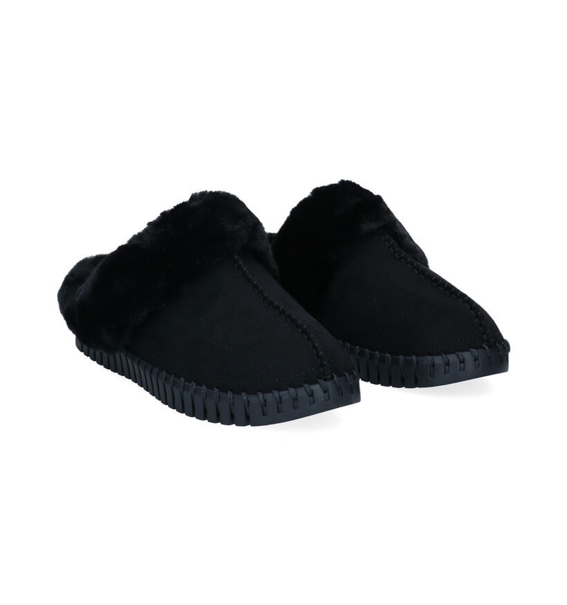 Ilse Jacobsen Tulip Pantoufles en Noir pour femmes (299566)