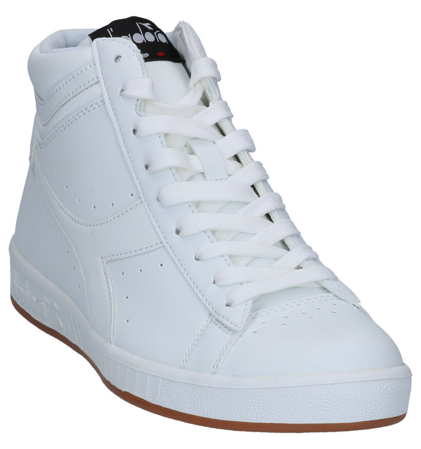 Diadaro Game P High Witte Sneakers in kunstleer (267977)
