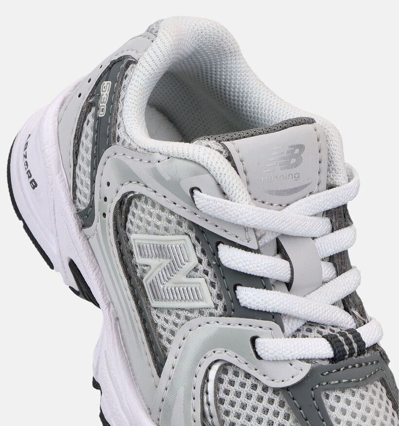 New Balance 530 Baskets pour b&eacute;b&eacute; en Gris pour gar&ccedil;ons, filles (375250) - pour semelles orthop&eacute;diques