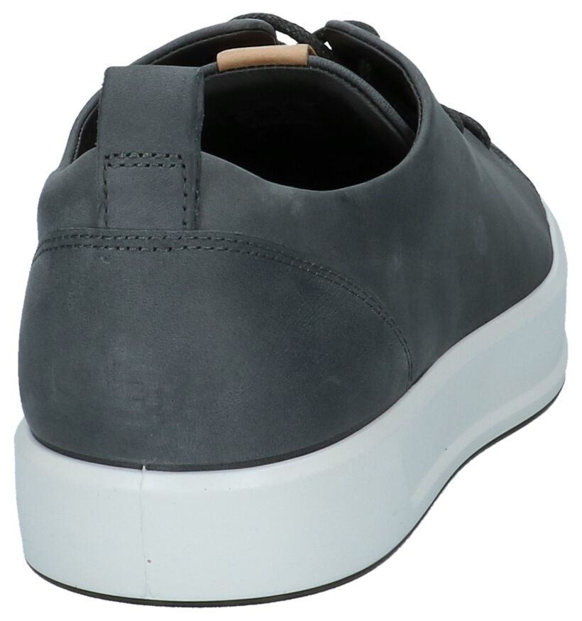 ECCO Soft 8 Chaussures basses en Gris foncé en cuir (221045)