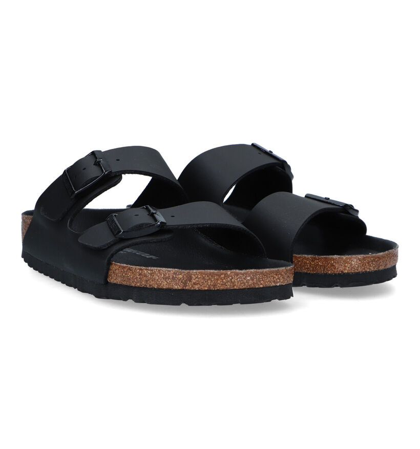 Birkenstock Arizona Nu-pieds en Noir pour hommes (213368)